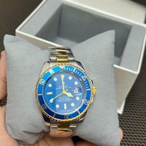 RLX – SUBMARINER -GOLD BLUE & SILVER– Stainless Steel